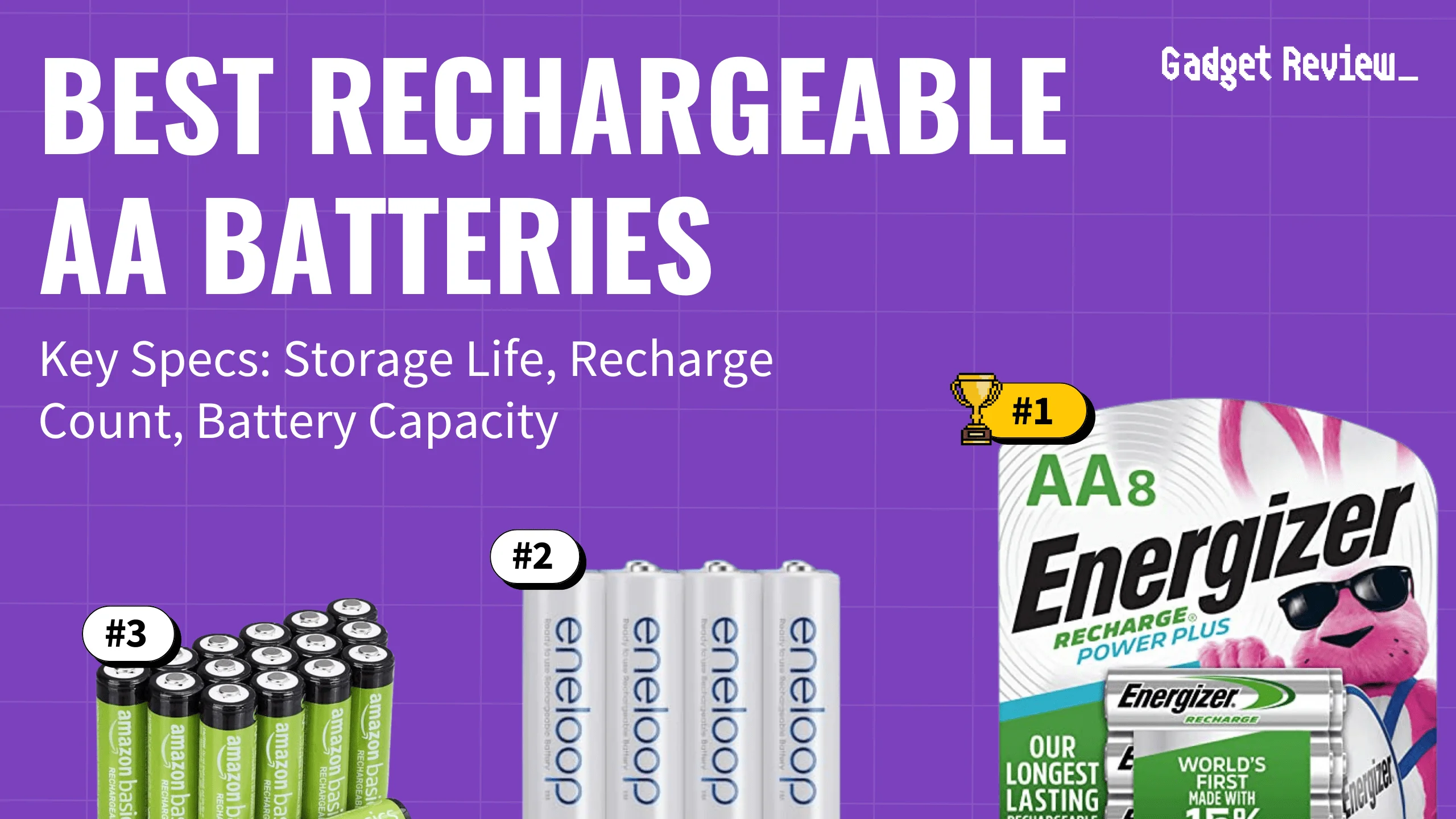 Chargeur de batterie intelligent EBL 8 baies avec pack de 8 piles  rechargeables AA 2300 mAh Ni-MH 1,2 V 