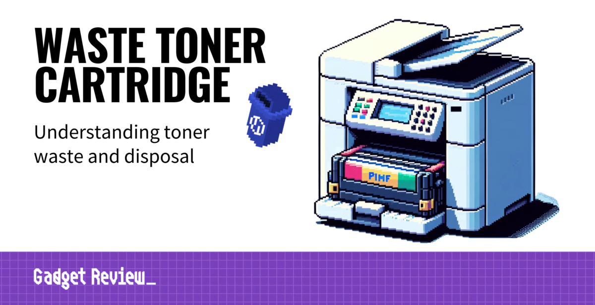 Waste Toner Cartridge | Emptying The Waste Toner Container