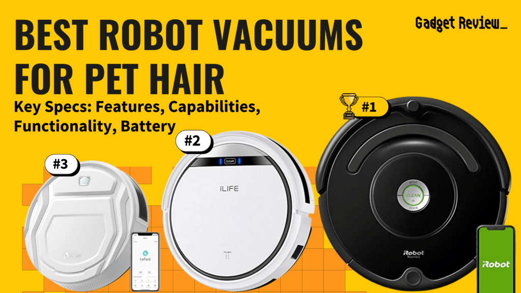 Best robot vacuum for best sale human hair