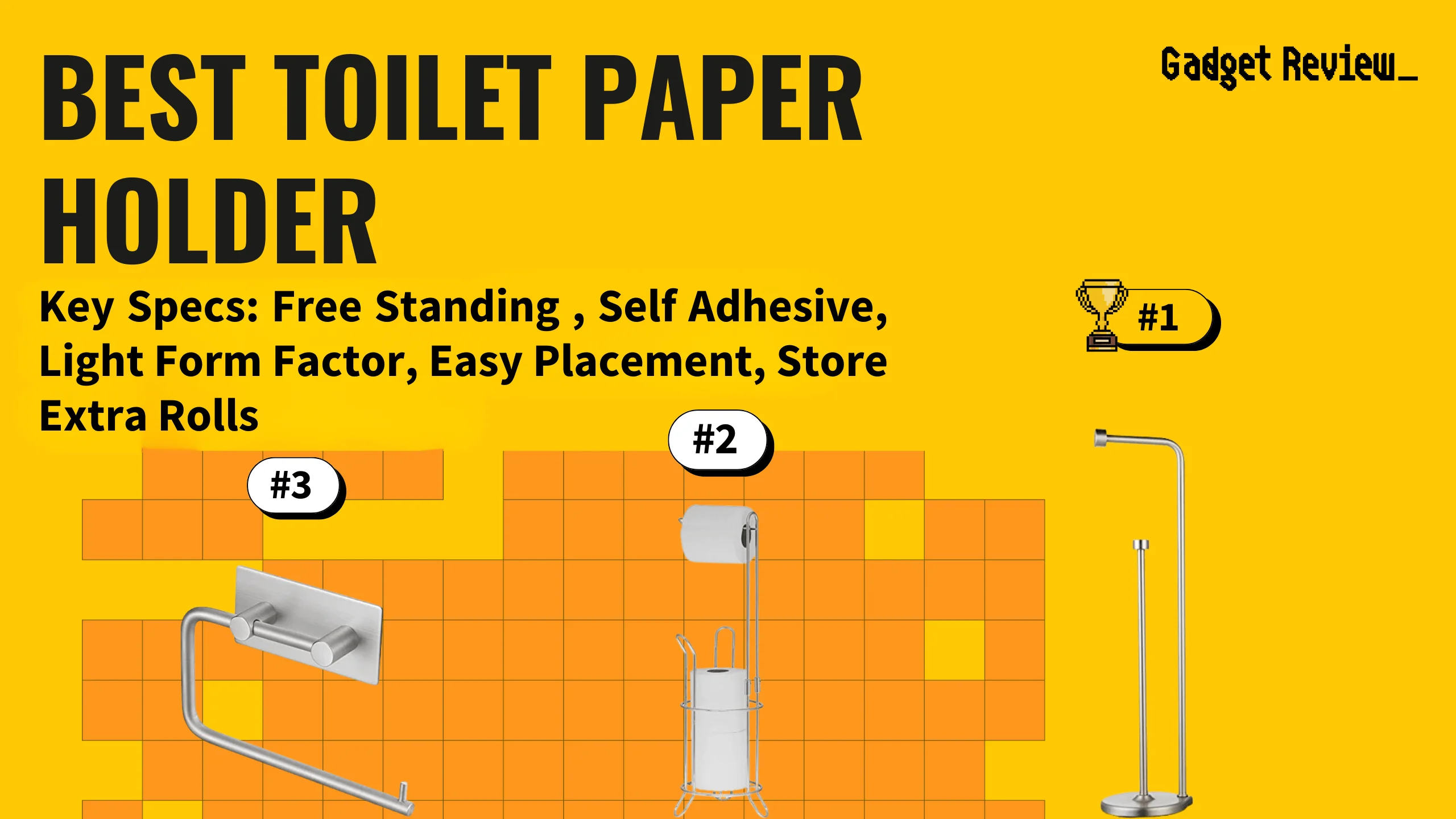 TomCare Toilet Paper Holder Upgraded Toilet Paper Stand with Raised Feet  Metal Bathroom Accessories Tissue Paper Dispenser Free Standing Toilet  Paper