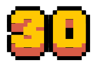 GR video game font 30