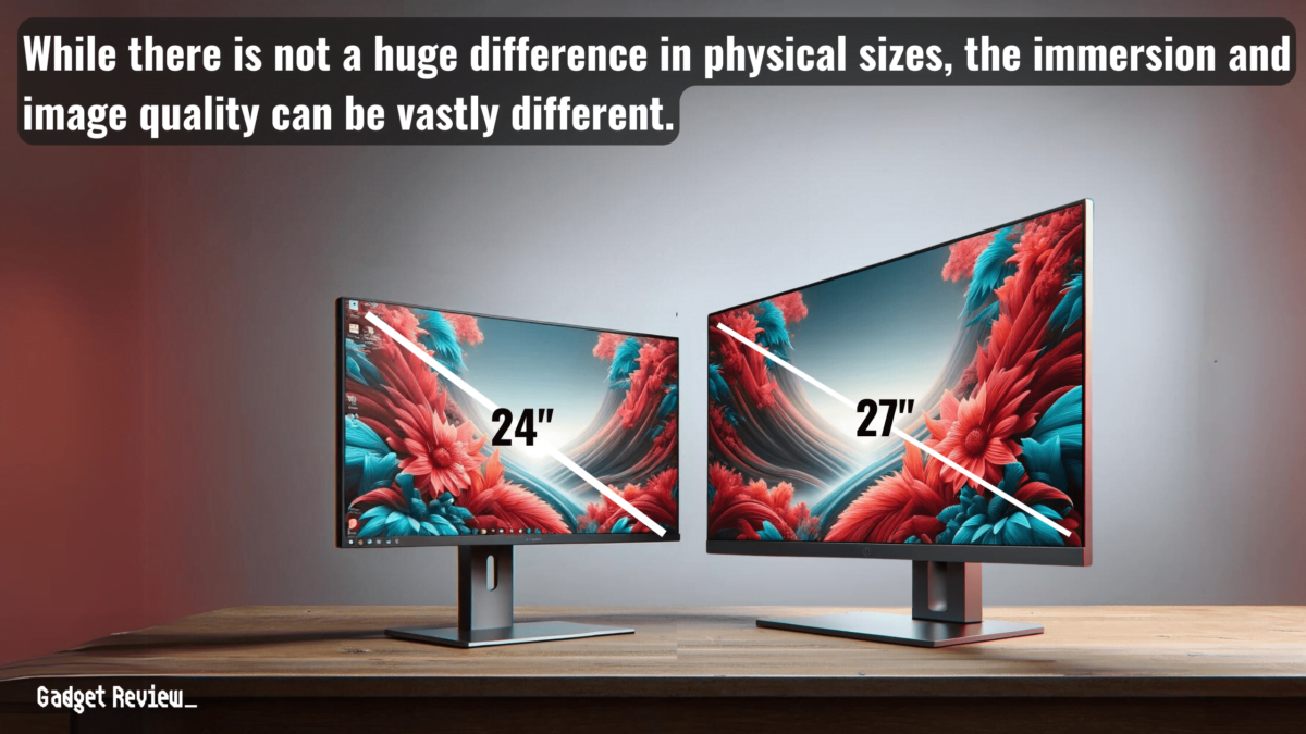 24 vs 27 Inch Monitor Size Comparison | Key Differences