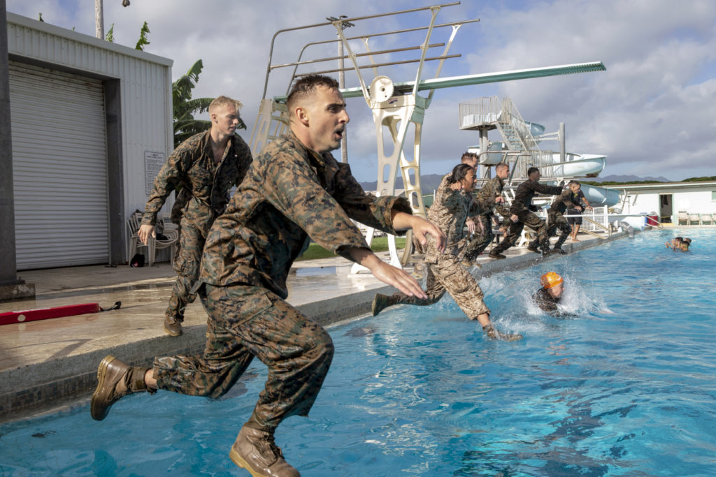 Jumping Into Water