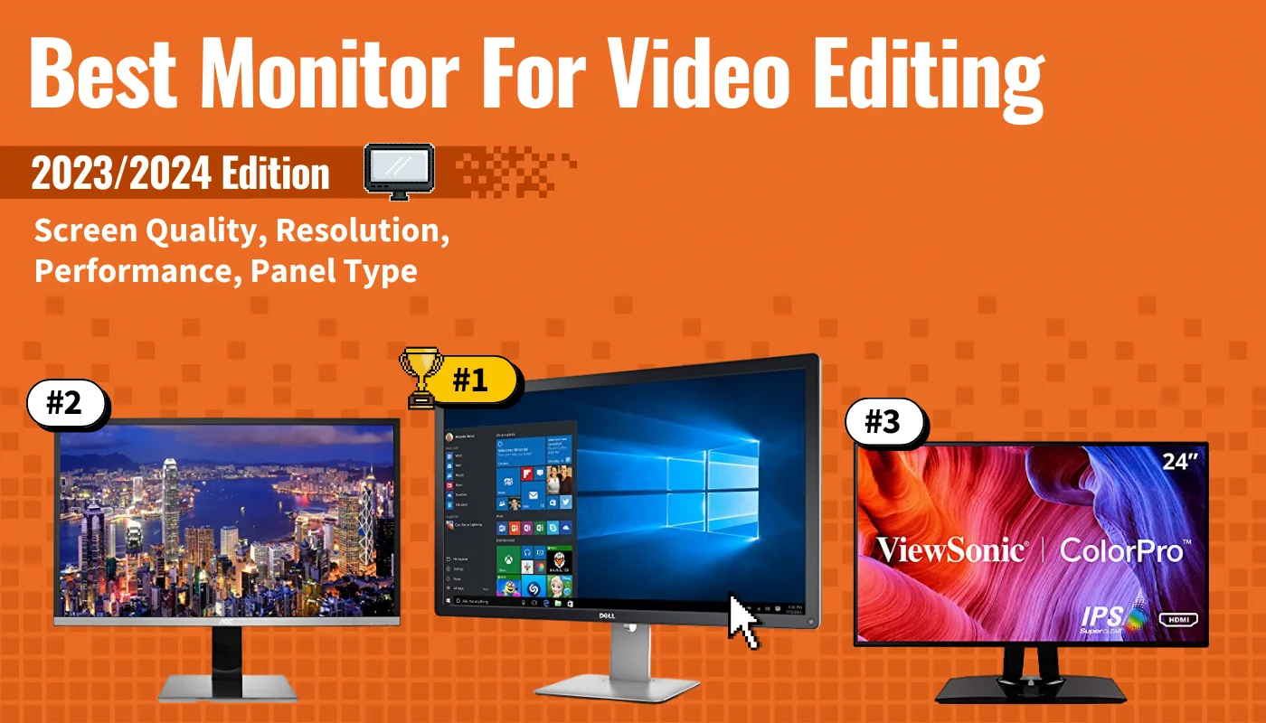 The best monitors for video editing in 2024