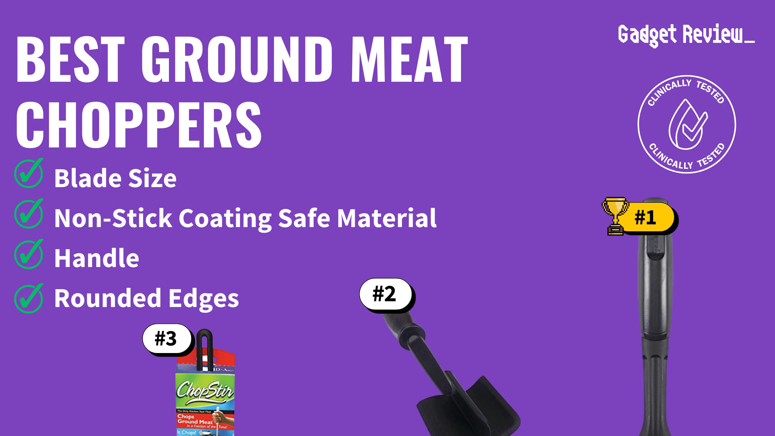 Versatile Meat Chopper: Nylon, Heat-Resistant, Safe for Non-Stick