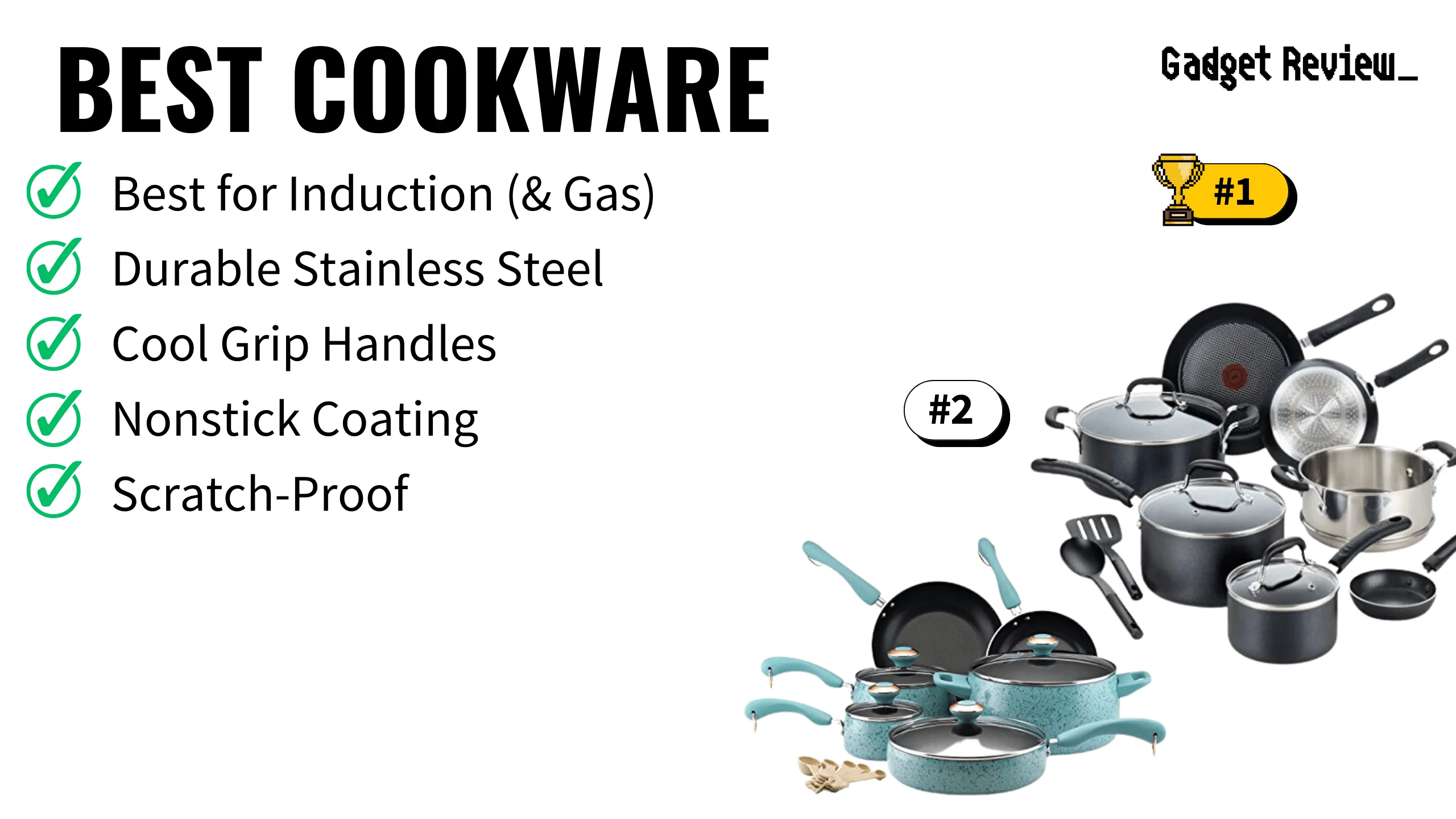 Rachael Ray vs. Paula Dean Pot and Pan Sets  Cookware set, Cookware sets,  Nonstick cookware