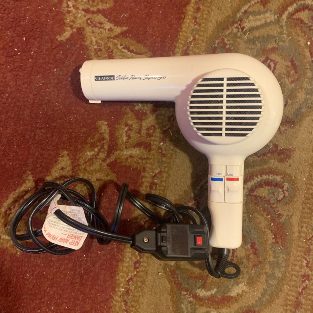 The Clairol Pretty Power Hair Dryer