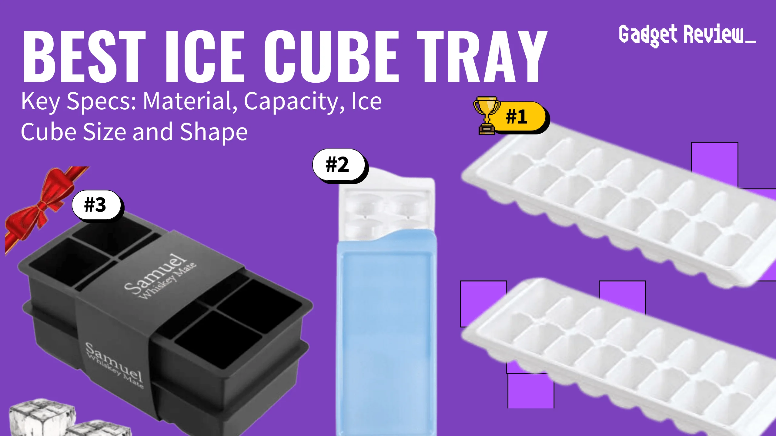 Blue Rubbermaid Ice Cube Tray Made In The USA Easy Release Dishwasher Safe