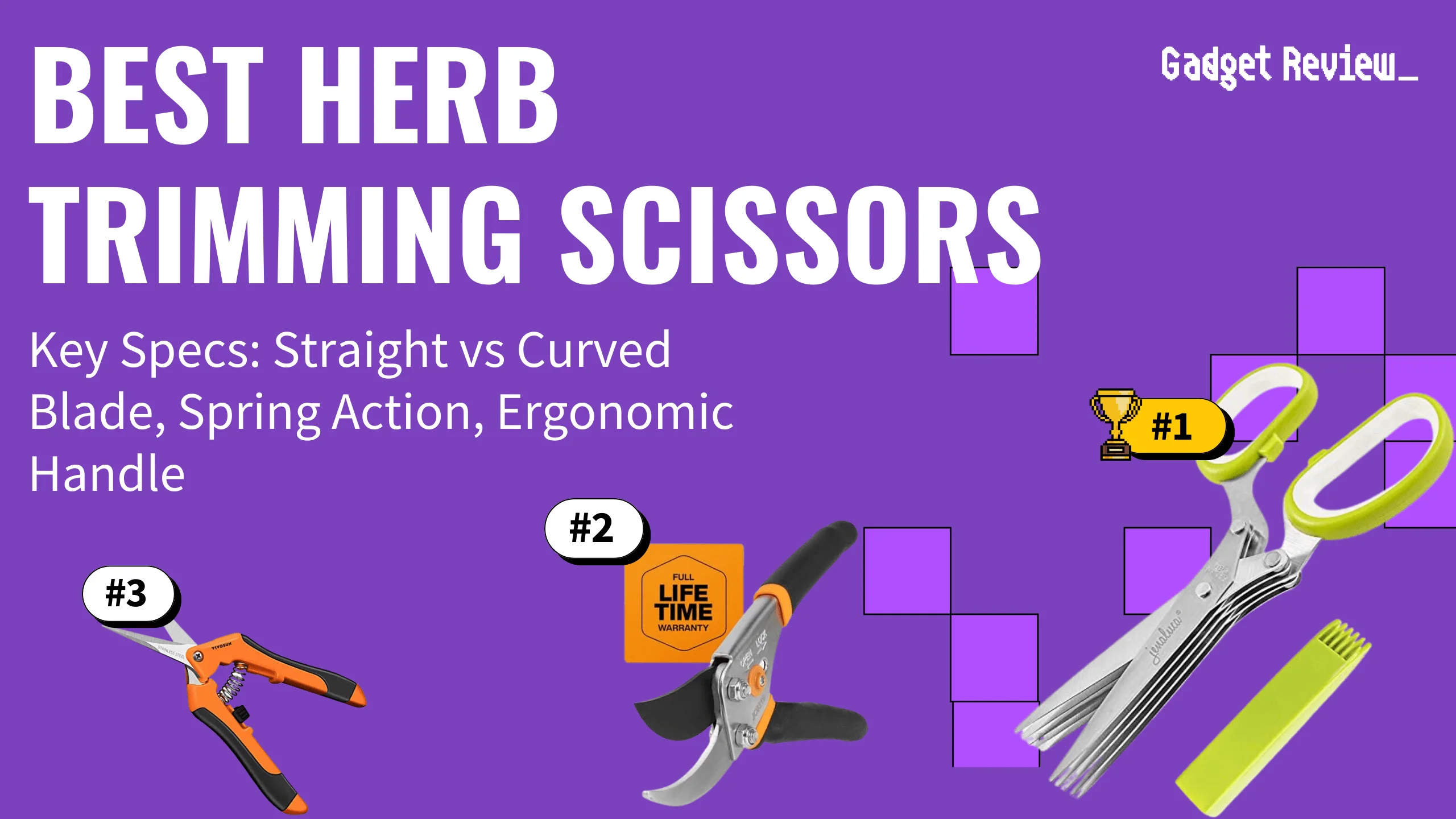 Herb Mincing Scissors – Garden Inspired Living