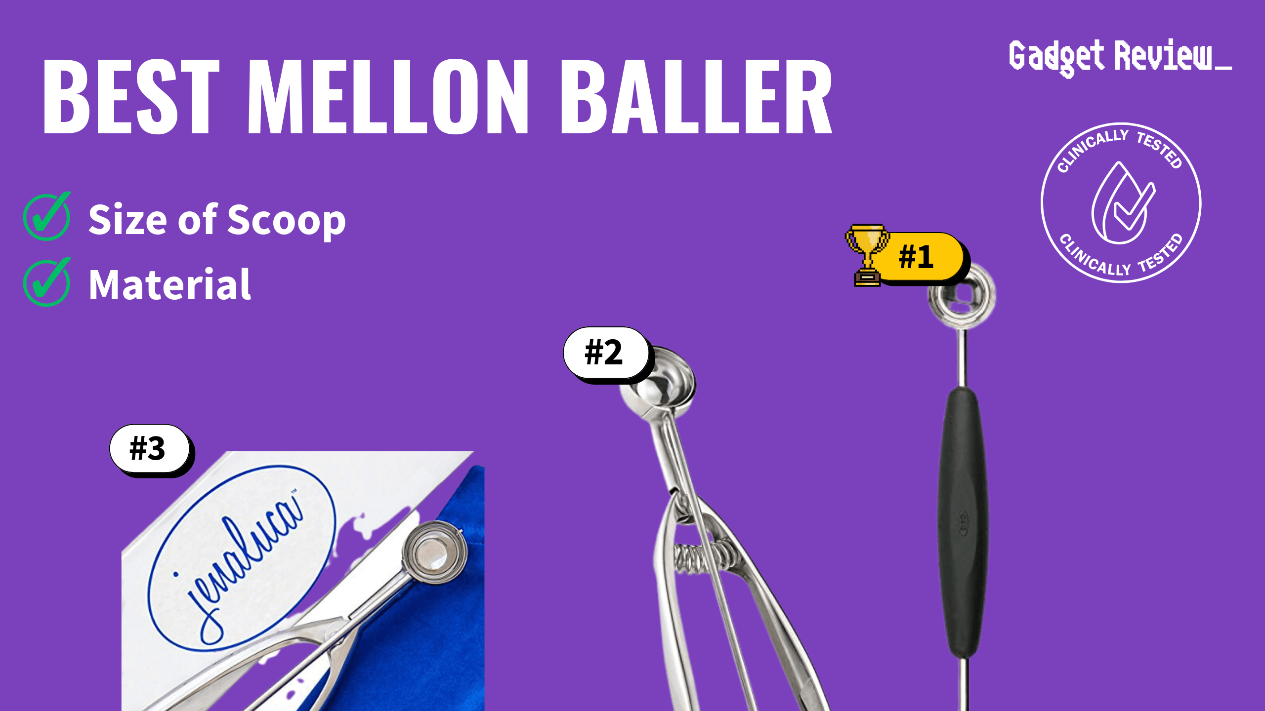 Norpro Double Melon Baller - Easily Scoop Decorative Balls of