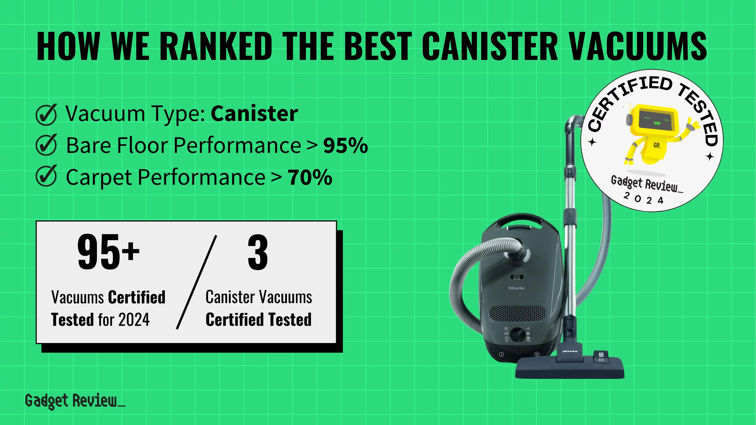 What’s the Best Canister Vacuum? 3 Options Ranked