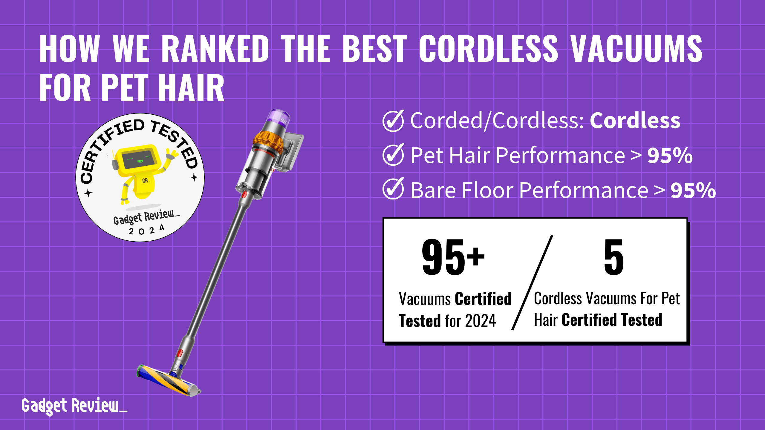 best cordless vacuum for pet hair guide that shows the top best vacuum cleaner model