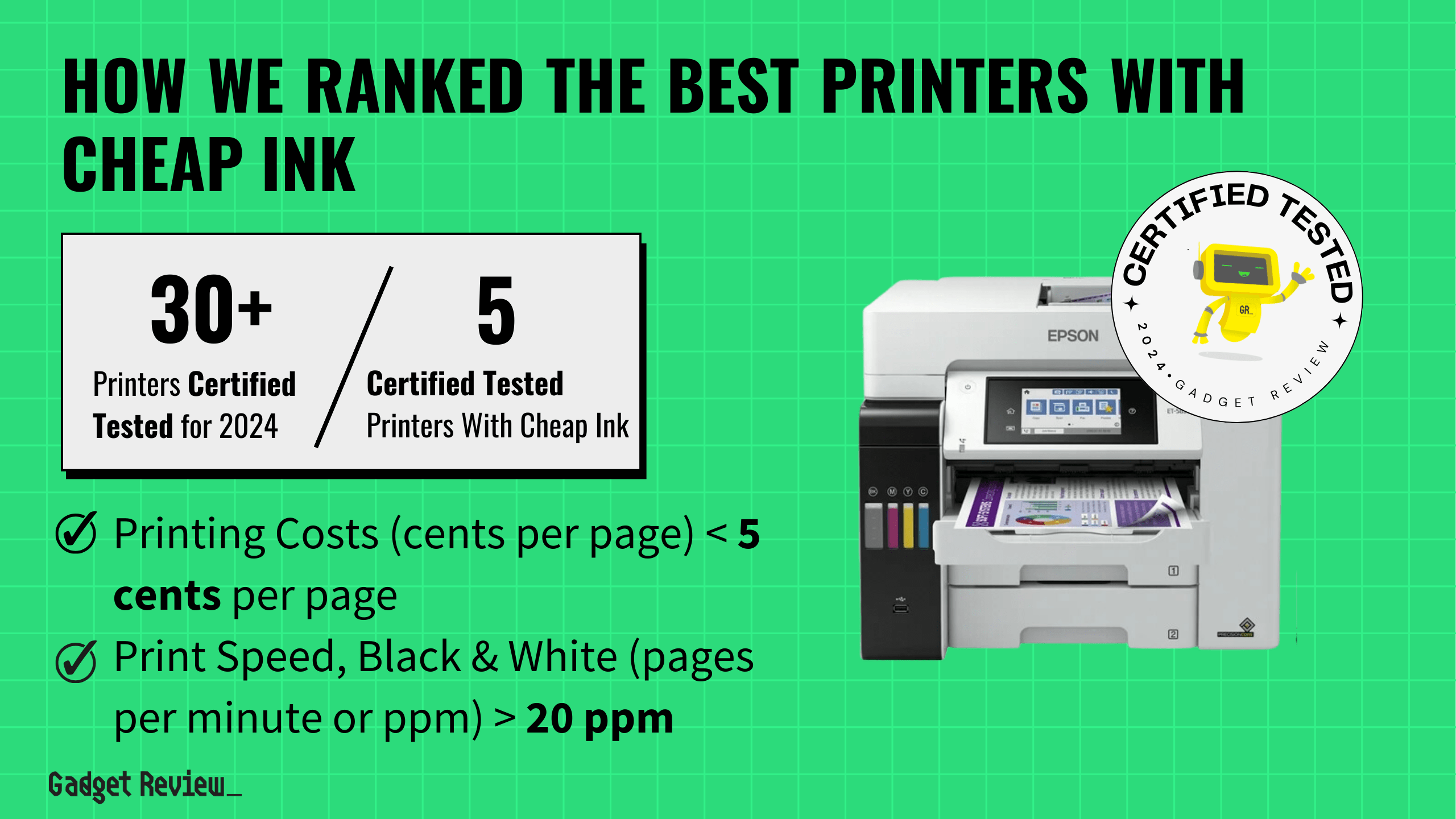What are the Top Printers with Cheap Ink?