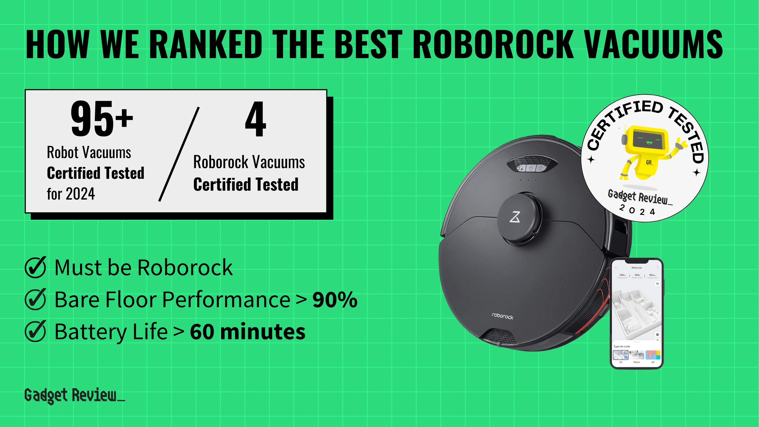 best roborock vacuum guide that shows the top best robot vacuum model
