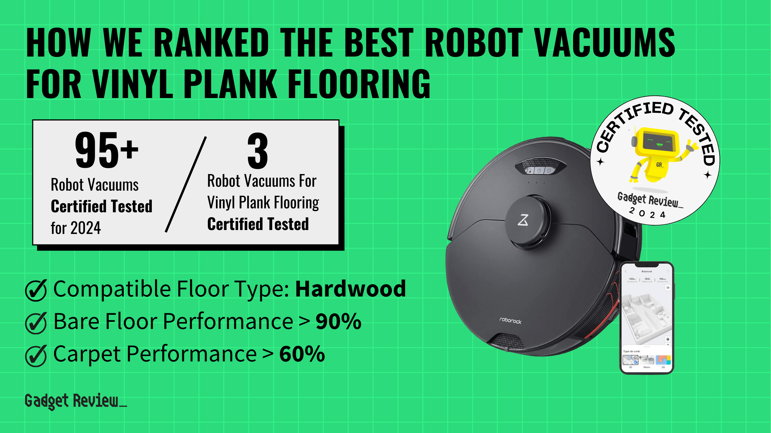 3 Best Robot Vacuums for Vinyl Plank Floors in 2024