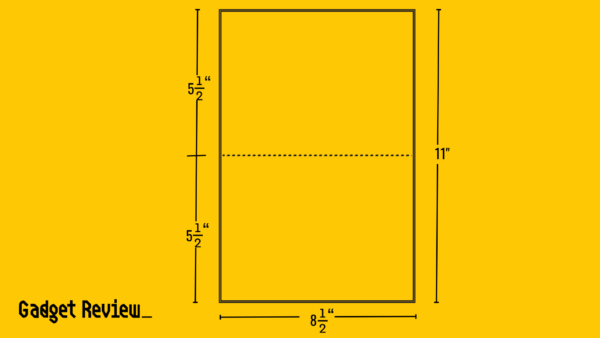 How To Print Half Letter Size Paper | Printing On Half A Page