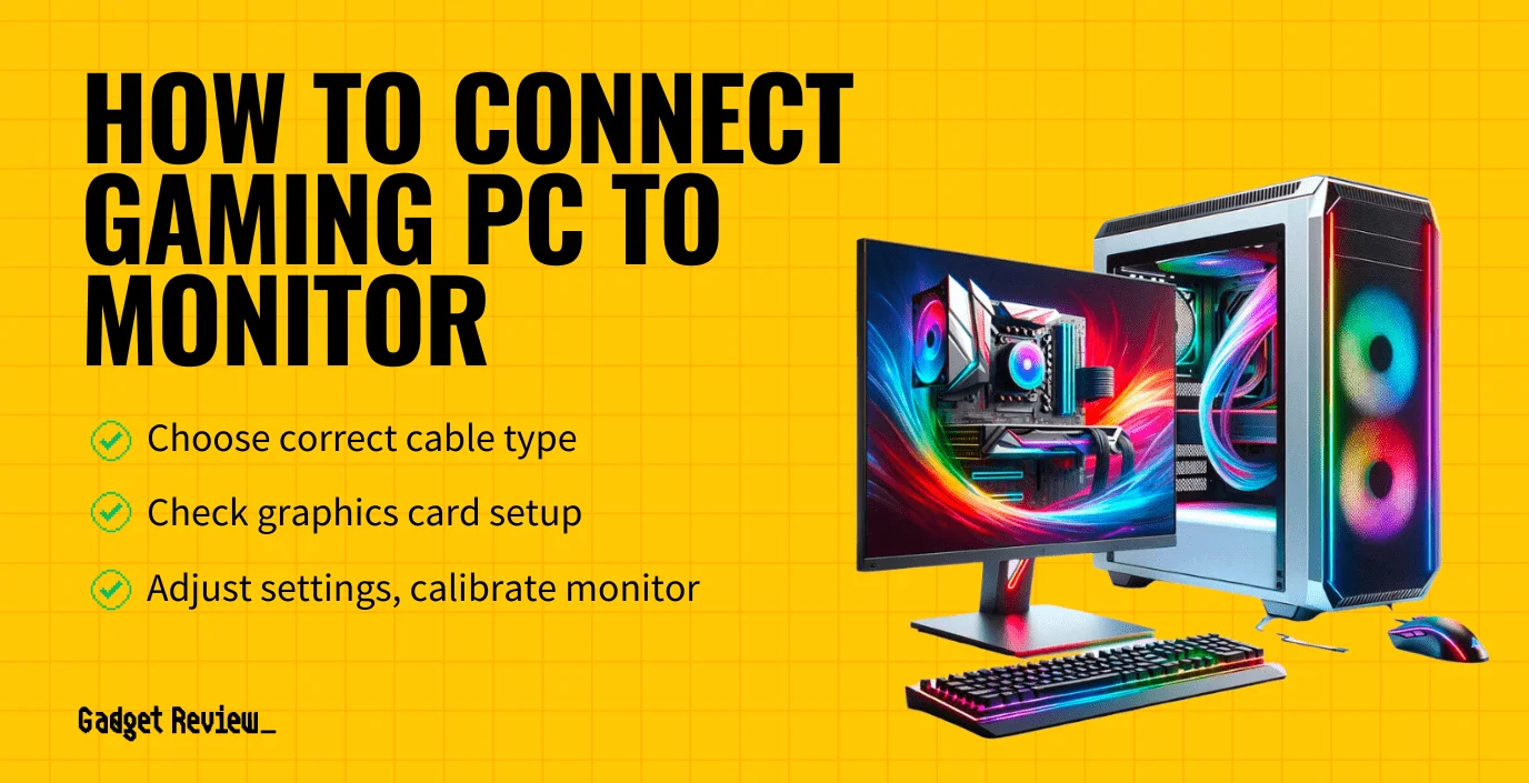 how to connect gaming pc to monitor guide