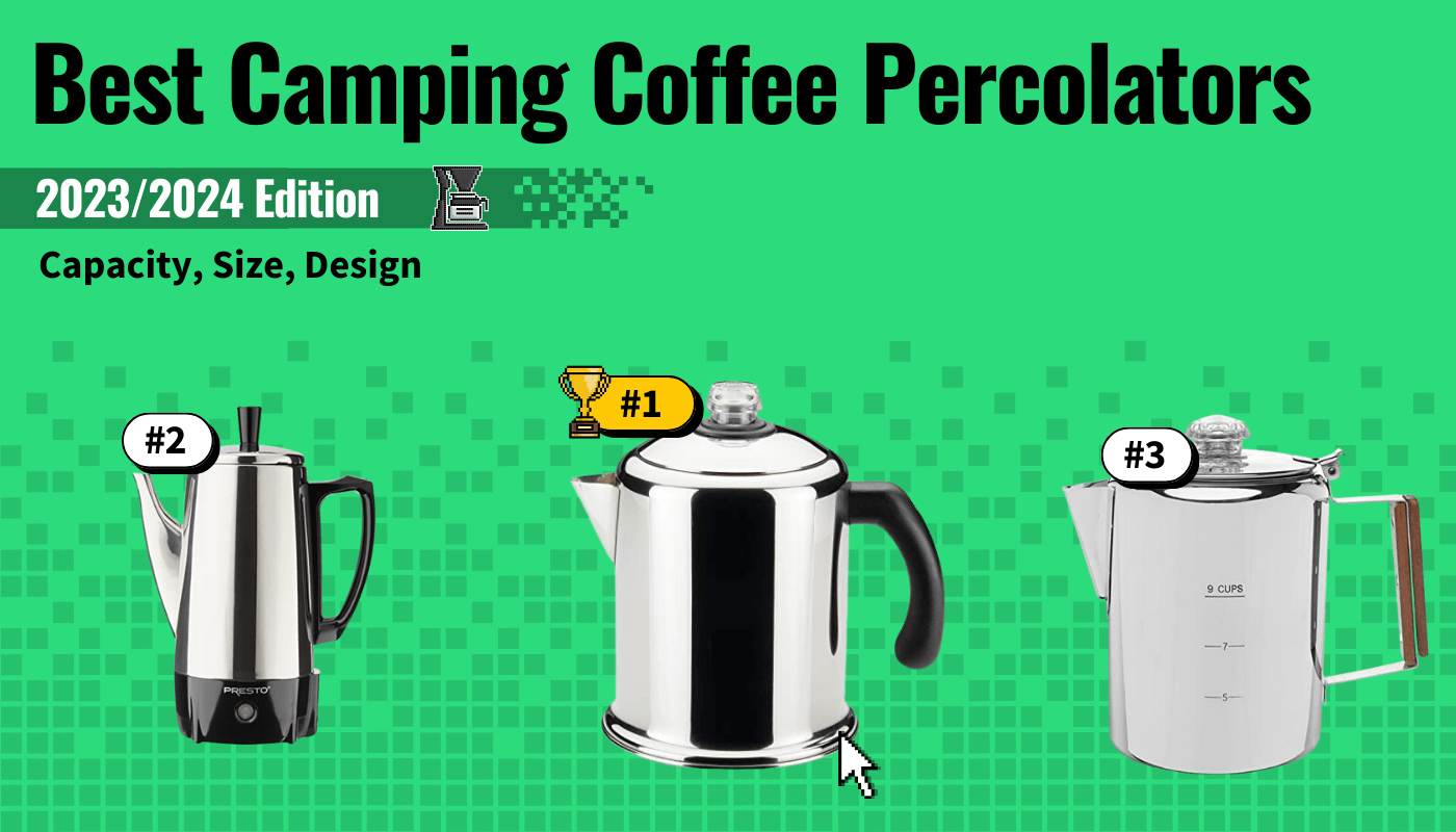 Moss & Stone Electric Coffee Percolator , Camping Coffee Pot
