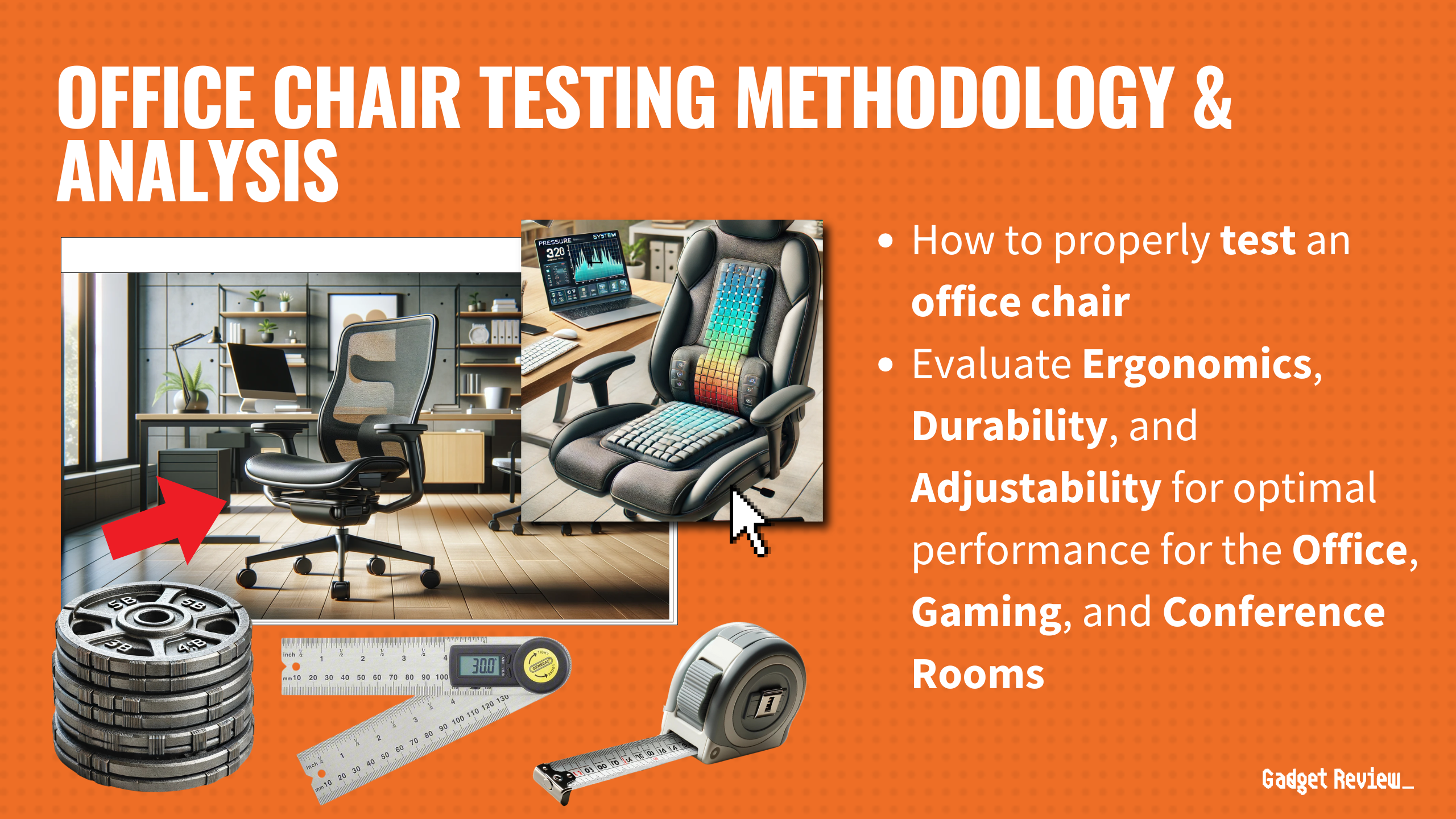 office chair testing methodology