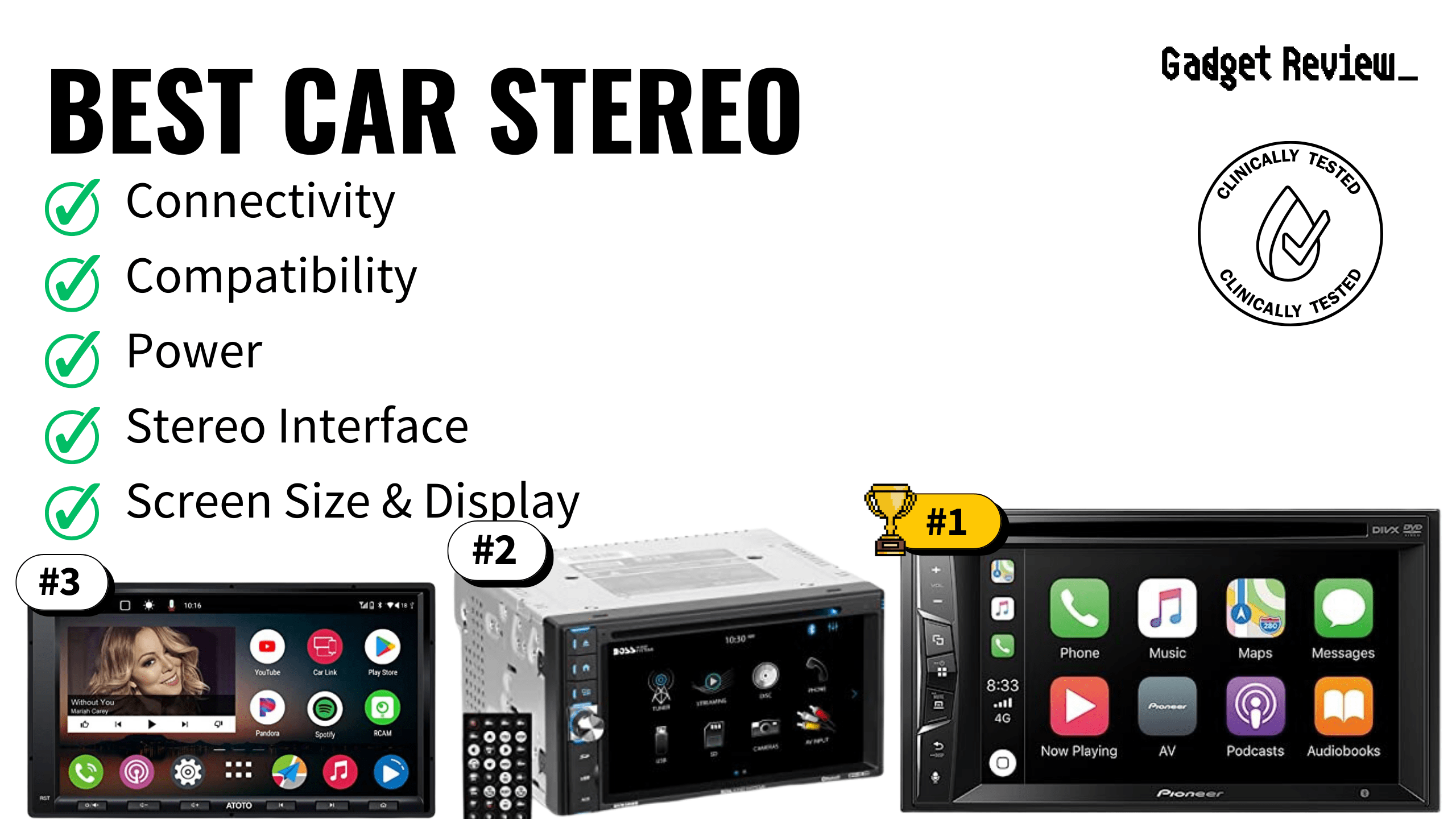 Stereo 206 radio Sets for All Types of Models 