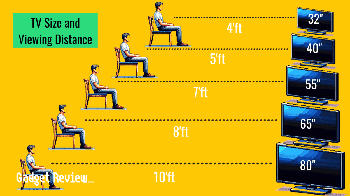 TV Size Vs. Distance | Finding Television Viewing Distances